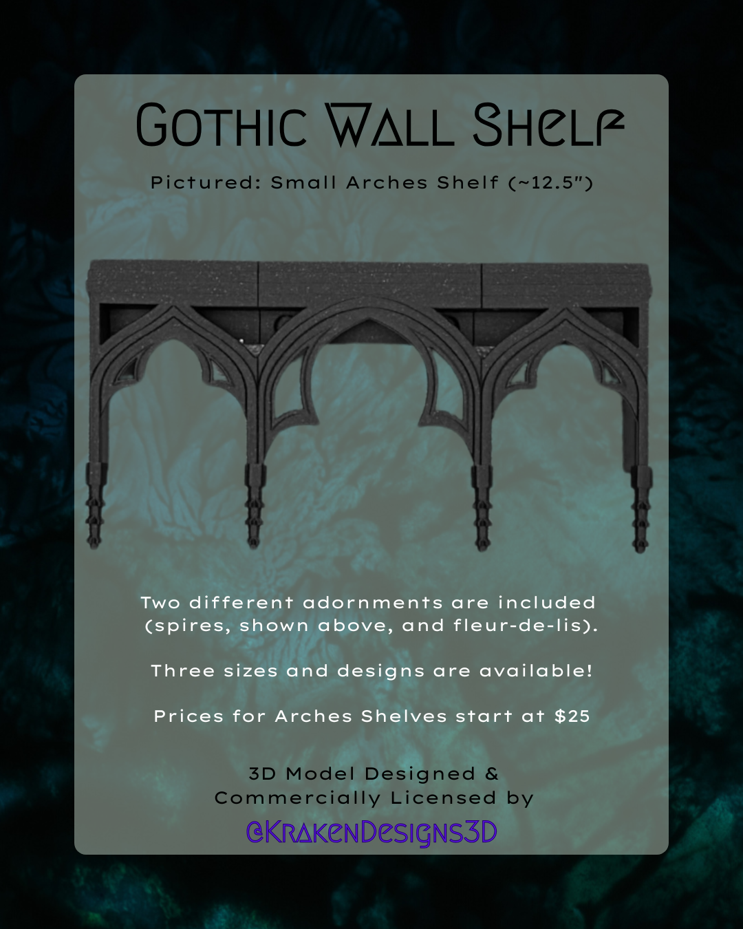 Gothic Wall Shelves