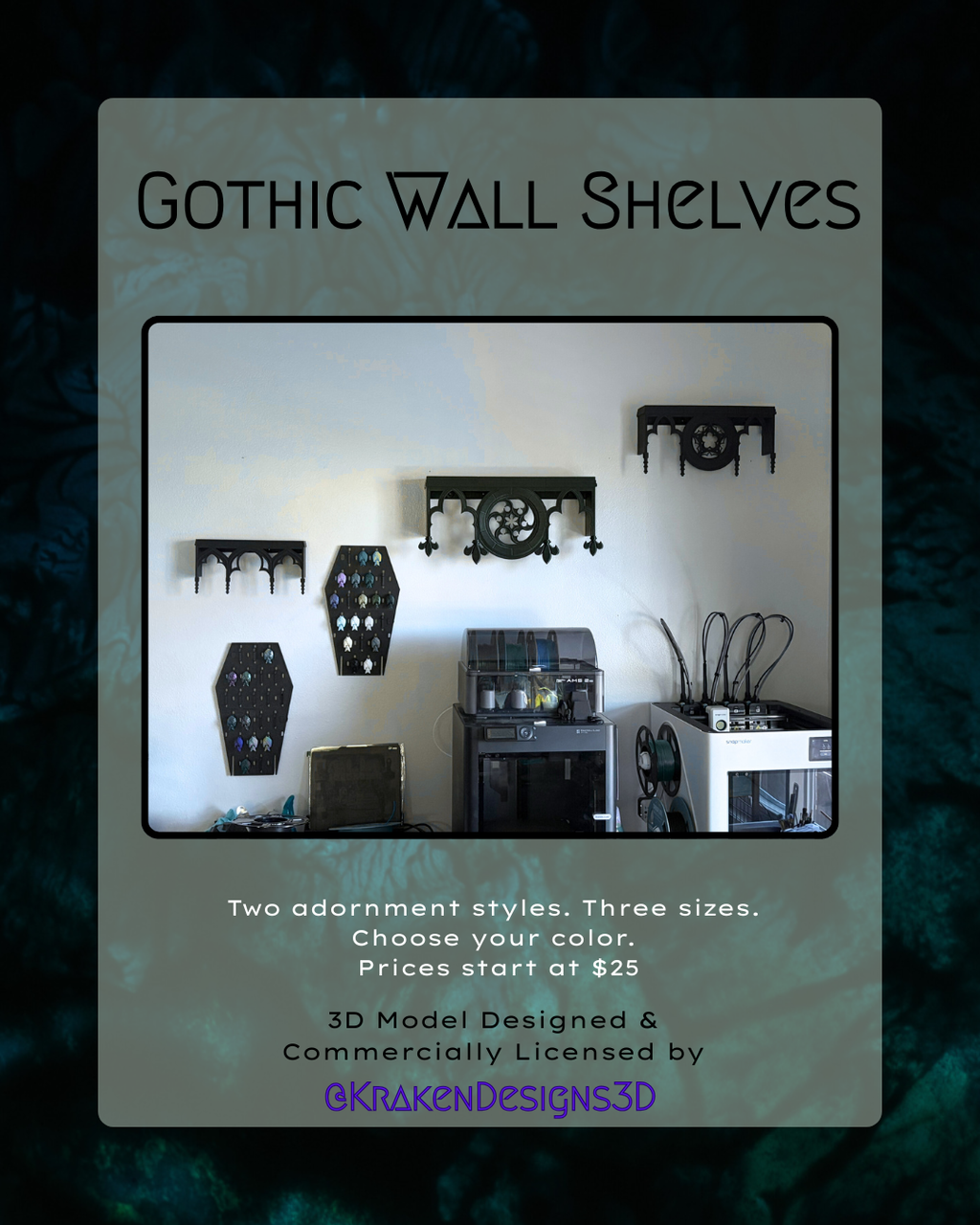 Gothic Wall Shelves