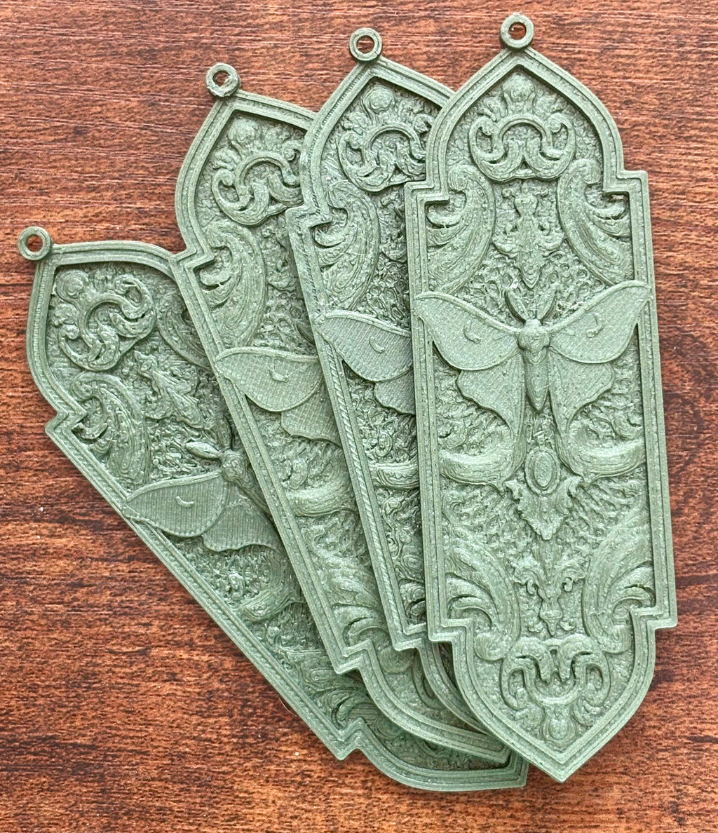 Enchanted Bookmarks: Moth, Mushroom & Raven