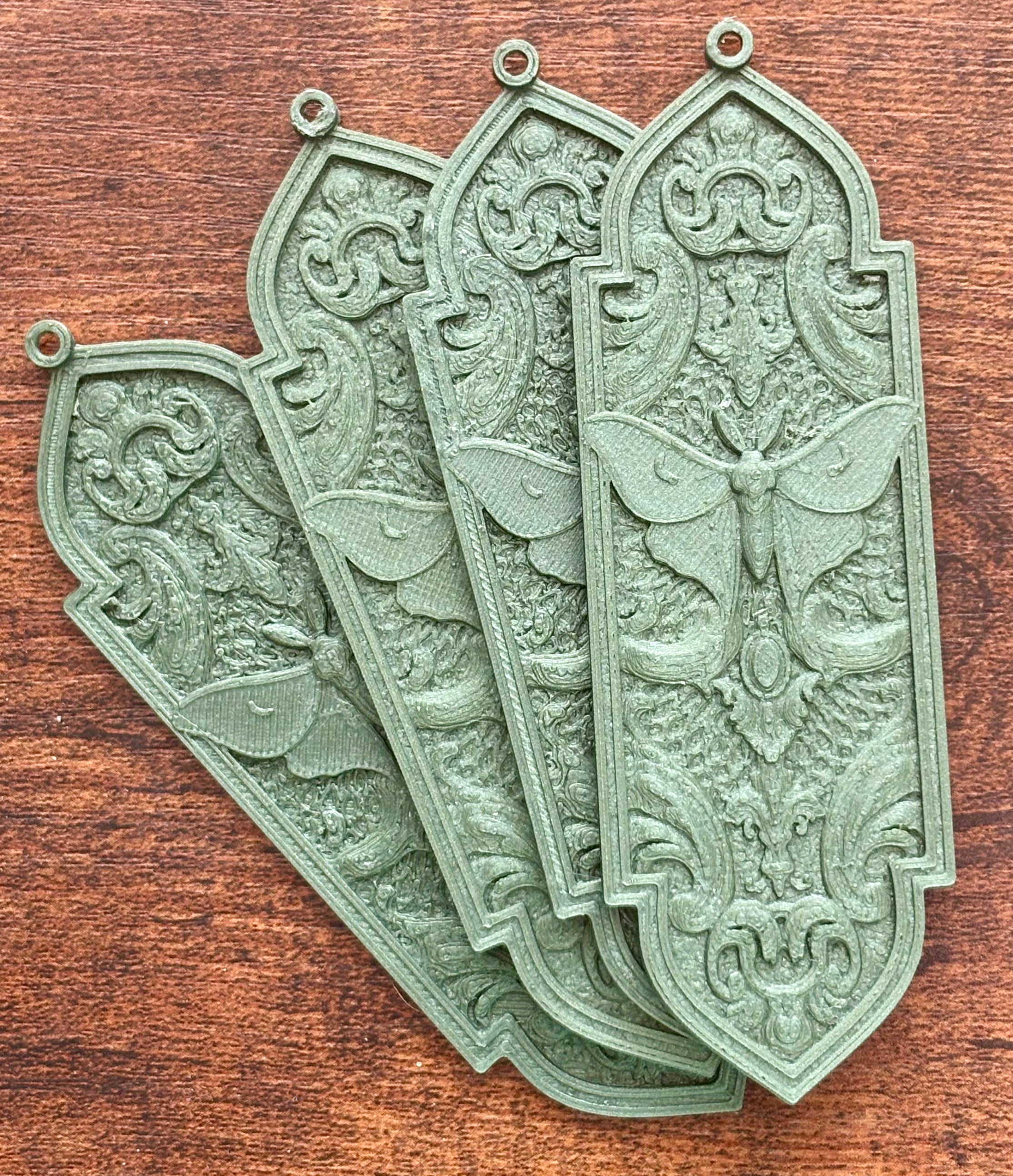 Enchanted Bookmarks: Moth, Mushroom & Raven