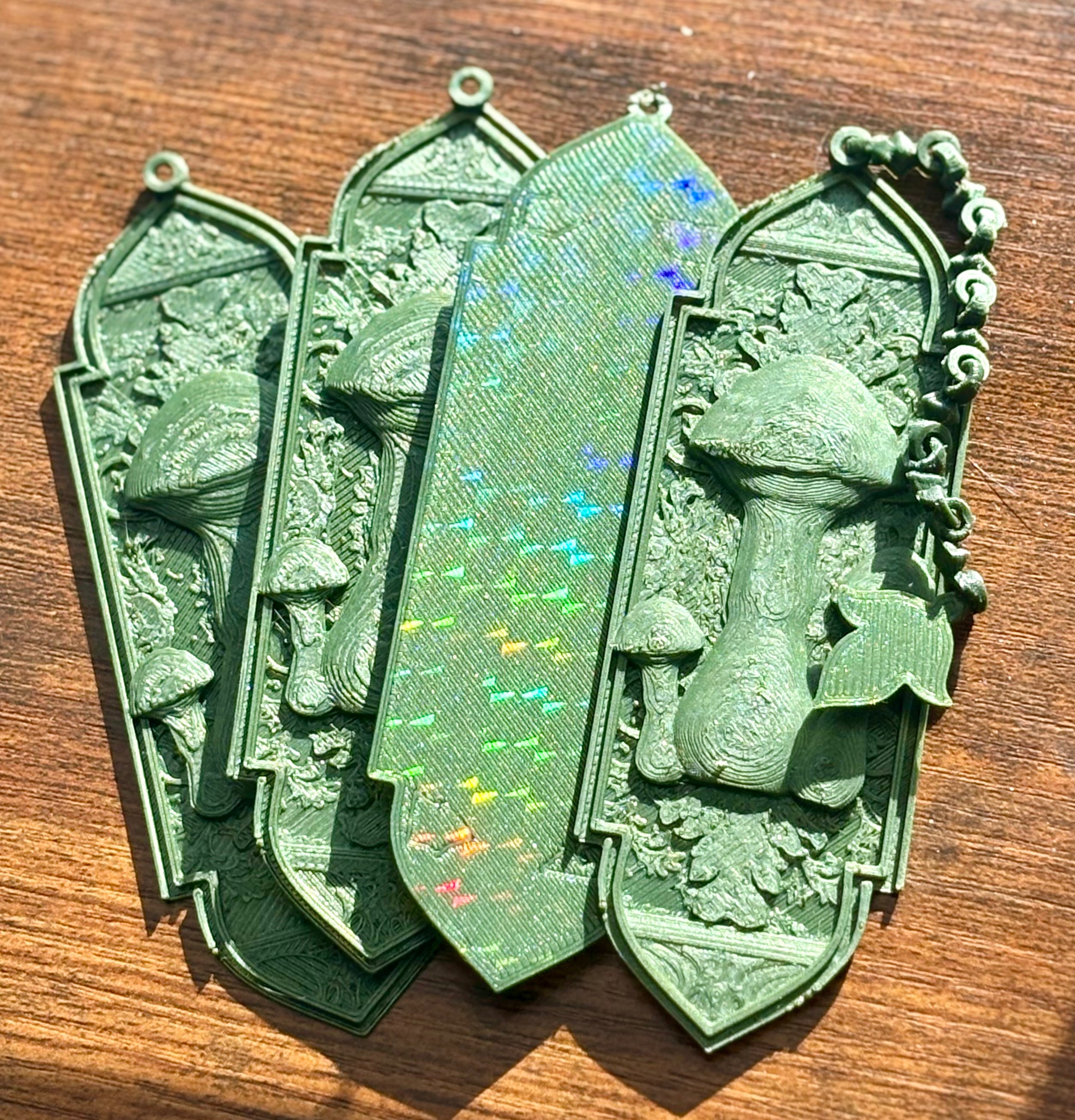 Enchanted Bookmarks: Moth, Mushroom & Raven