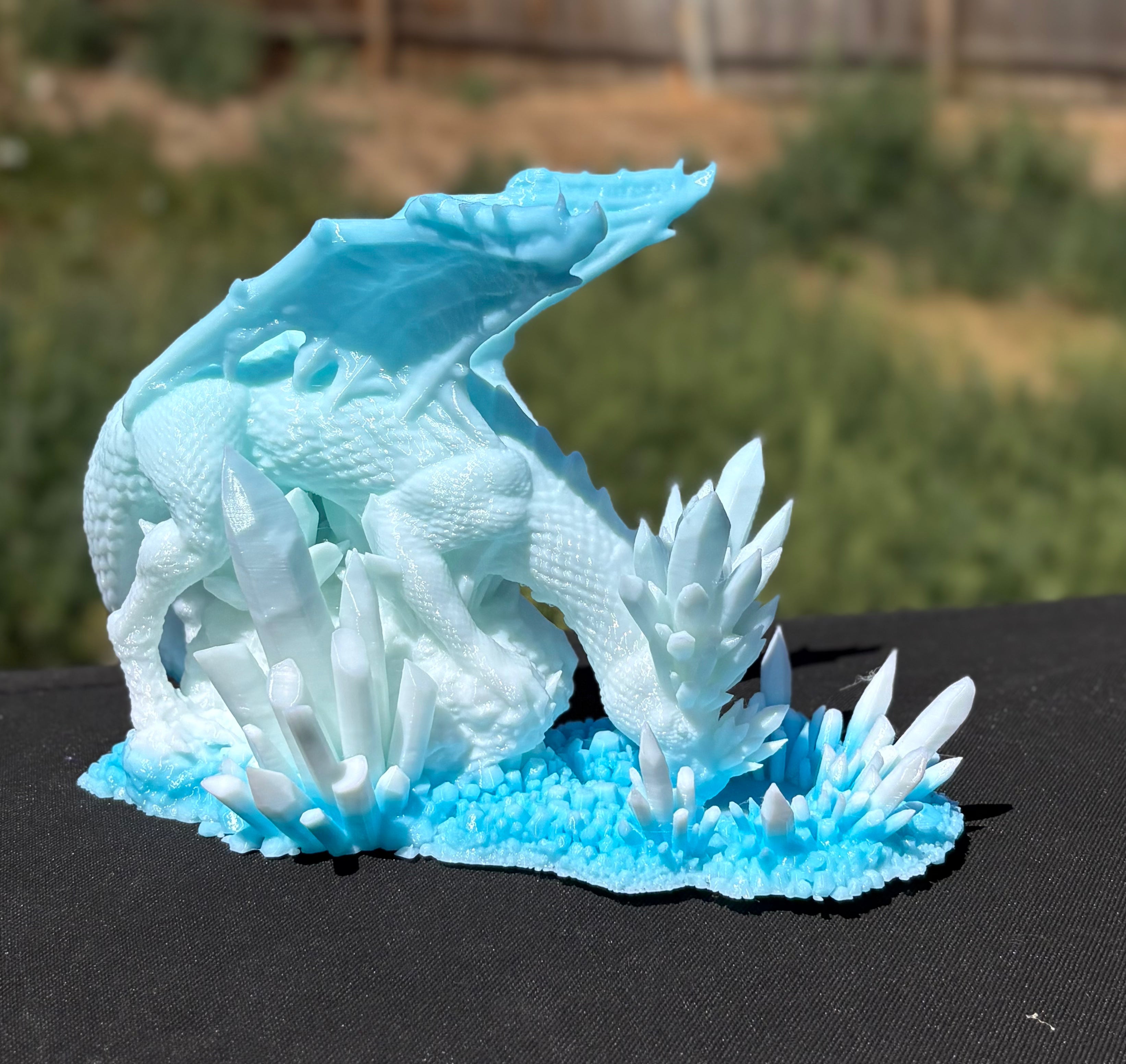 Frostbane Ice Dragon Figure